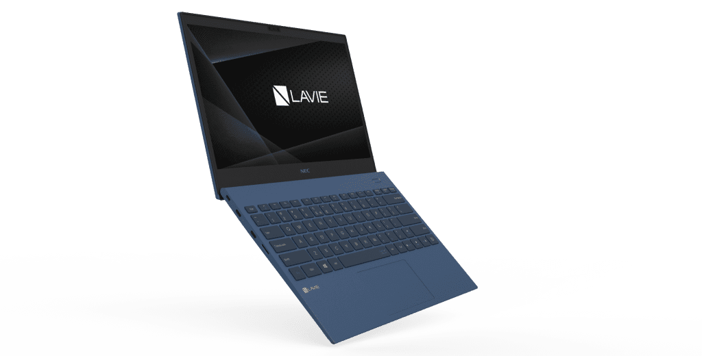 The new 13-inch NECPC LAVIE Pro Mobile laptop in Navy Blue